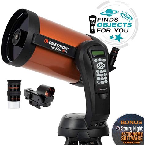 Celestron - NexStar 8SE Telescope - Computerized Telescope for Beginners and Advanced Users ...