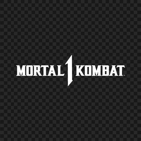 White Mortal Kombat 1 Fighting Game Logo | Citypng