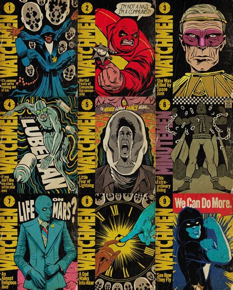 Watchmen | The Complete Comic Book Series on Behance | Comic book cover ...