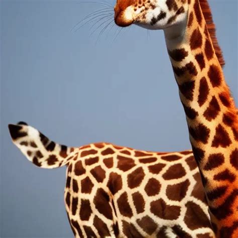 cat giraffe hybrid, bold natural colors, national | Stable Diffusion