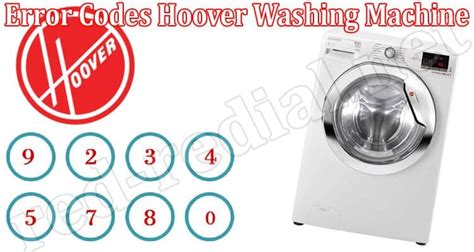 Error Codes Hoover Washing Machine {Aug 2022} Meanings!