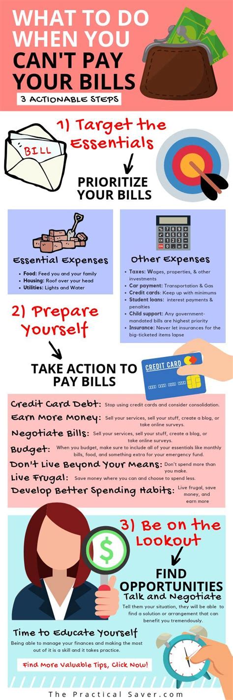 Can’t Pay Bills? 3 Proven Steps To Get It Done | Personal finance ...