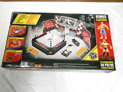 WWE Tables Ladders & Chairs Arena Playset W/ Huge Entrance Stage NEW IN ...