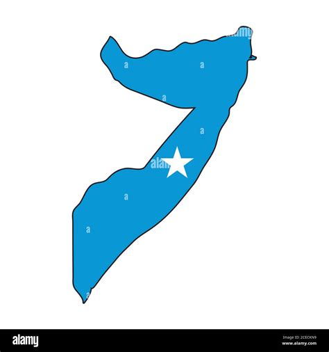 Somalia map flag Stock Vector Image & Art - Alamy