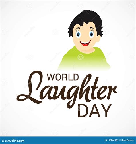 World Laughter Day. stock illustration. Illustration of cheerful - 115861467