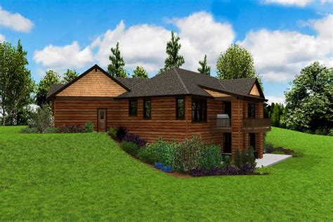 Plan 69730AM: Split Bedroom Craftsman House Plan on Walkout Basement ...