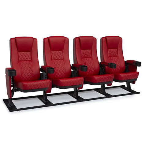 Madrigal Red Home Theater Seating with Risers| Easy DIY Home Theater Seats