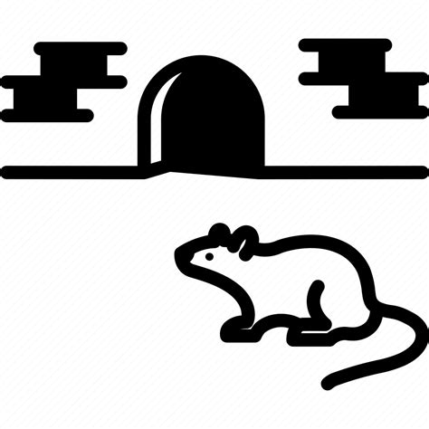 Rat, habitat, mouse, domicile, animal, wall, rat hole icon - Download on Iconfinder