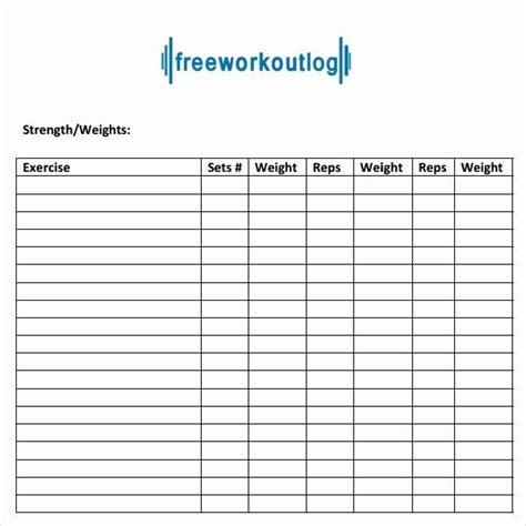 Workout Templates For Personal Trainers