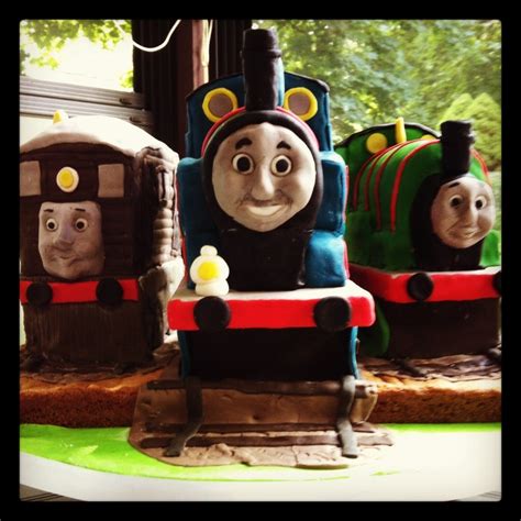 Thomas, Percy & Toby Cake | Thomas, Thomas the train, 3rd birthday