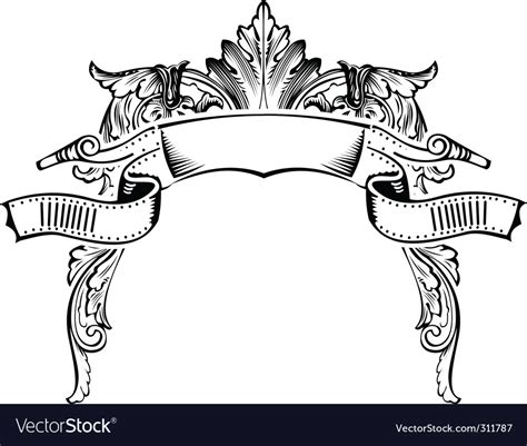 Antique frame Royalty Free Vector Image - VectorStock