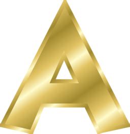 Effect Letters Alphabet Gold Clipart | i2Clipart - Royalty Free Public Domain Clipart