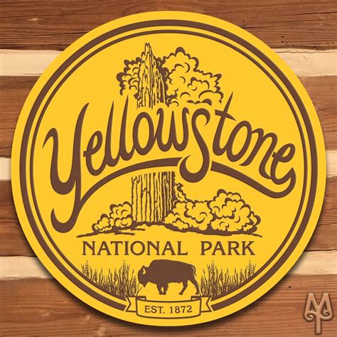 New Yellowstone National Park, Wall Sign | National parks, Yellowstone national park, Metal wall ...