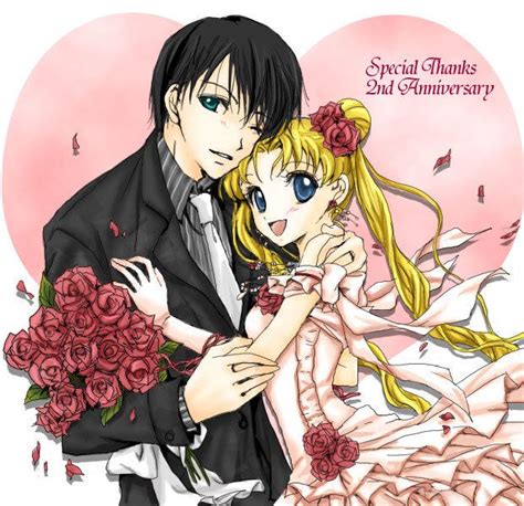 Usagi and Mamoru by kasza973 on DeviantArt