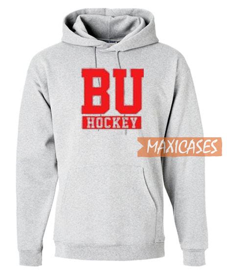 Boston University Hockey Hoodie Unisex Adult Size S to 3XL