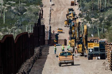 Border wall construction plows through southwestern US undeterred by COVID-19 - ABC News