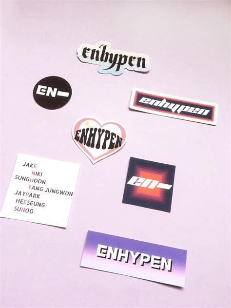 ENHYPEN Stickers | Sticker design, Pop stickers, Logo sticker