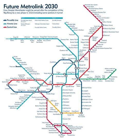 How Manchester's Metrolink could look in 2030 : r/MapPorn