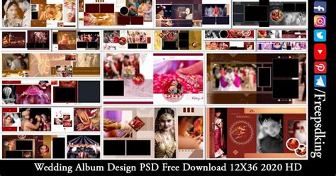 Wedding Album Design Psd Free Download 12x36