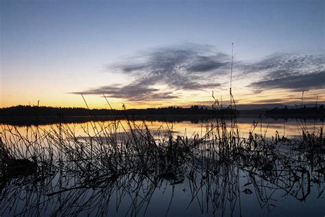 Lake of Menteith sunset Photograph by Daniel Letford