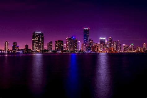 Purple Sky Miami Photograph by Scott Mullin