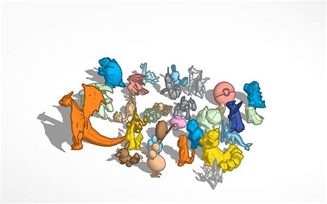 3D design Pokemon - Tinkercad