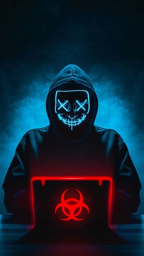 Hacker Mask Neon Wallpapers - Wallpaper Cave