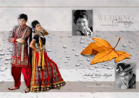 indian wedding album design psd - PSD