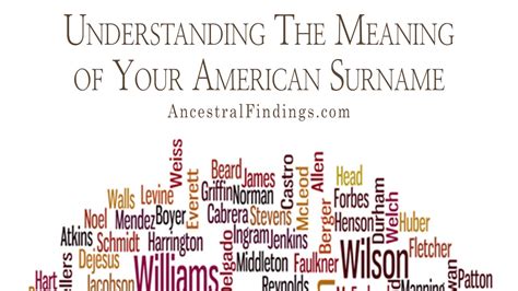 Understanding The Meaning of Your American Surname | Ancestral Findings Podcast - YouTube