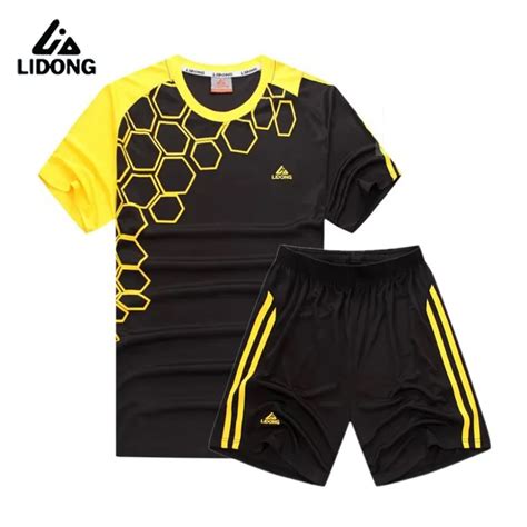 LIDONG New Kids Football Kits Boys Soccer Sets Jersey Uniforms Futbol Training Suits Breathable ...