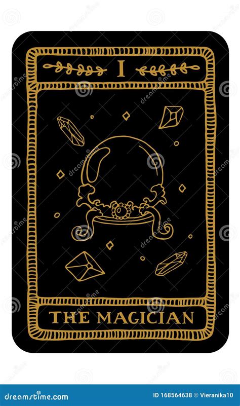 Tarot card. Major Arcana stock vector. Illustration of occult - 168564638