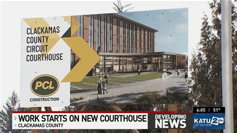 New Clackamas County Courthouse breaks ground, expected to be open in 2025