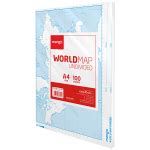 World Map Undivided - 100 Sheets Pack