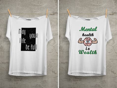 Mental Health Is Wealth T Shirt Design by TeeStation on Dribbble