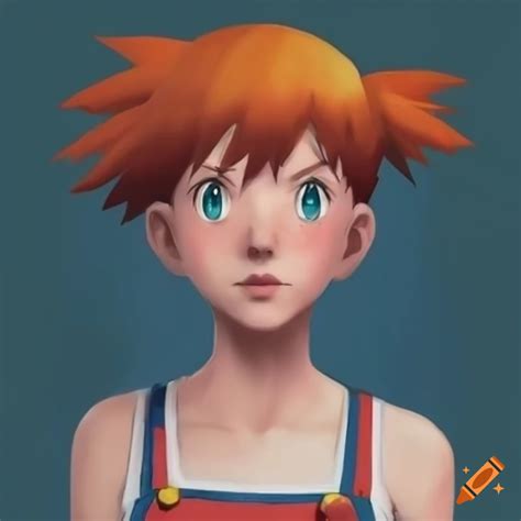 Realistic artwork of misty from pokemon