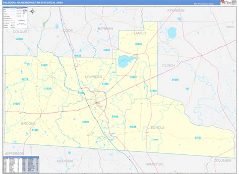 Maps of Valdosta Metro Area Georgia - marketmaps.com