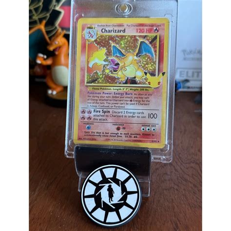 Base Set Charizard HoLo Celebration | Shopee Philippines