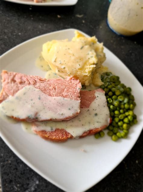 Gammon with Parsley Sauce - Pinch Of Nom