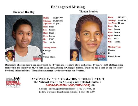 11 Years Since Disappearance Of Tionda And Diamond Bradley - CBS Chicago