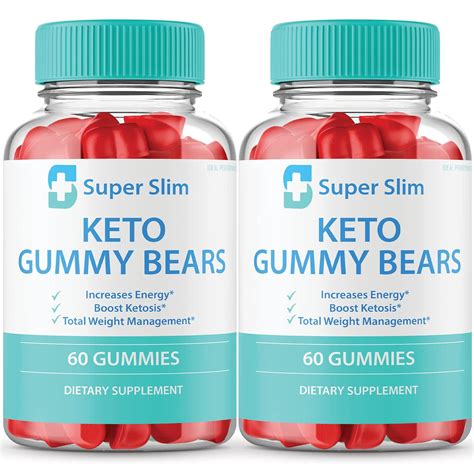 Buy 2 Pack) Super Slim Keto Gummies Super Slim Keto Gummy Bears Keto ...