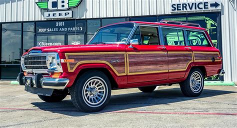 1989 Jeep Grand Wagoneer Woody Looks All Original But Hides 707 HP ...