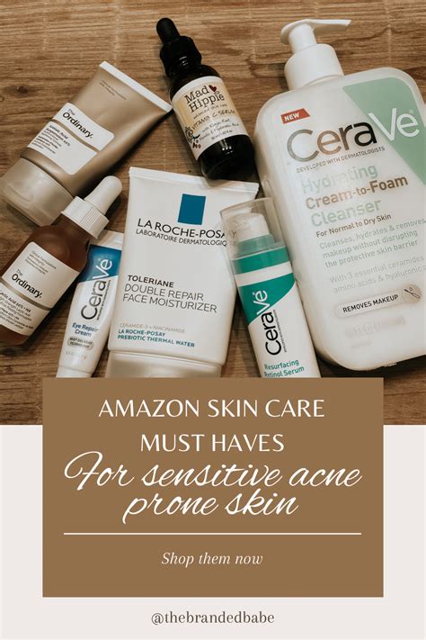 Skincare must haves for sensivtive acne prone skin | Amazon Skincare ...