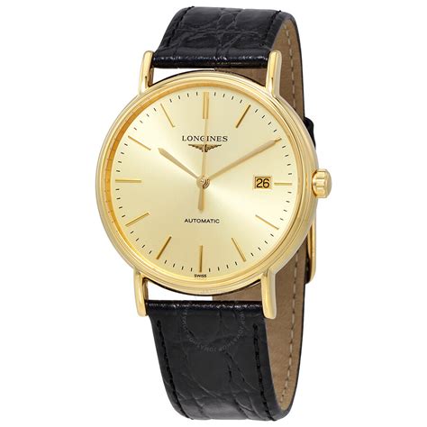 Longines Presence Automatic Gold Dial Men's Watch L49212322 - Presence ...