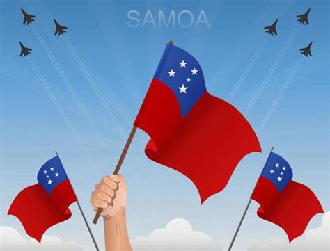 Samoan Flag Vector Art, Icons, and Graphics for Free Download