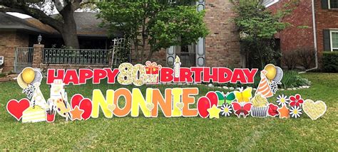 Birthday Yard Signs - The Sign Elf - Dallas - Dallas TX, Addison ...