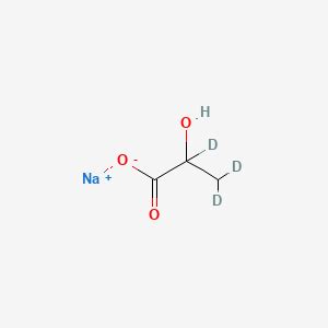 Sodium lactate-d3 | C3H5NaO3 | CID 164890440 - PubChem