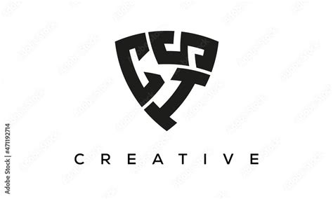 CIS letters logo, security Shield logo vector Stock Vector | Adobe Stock