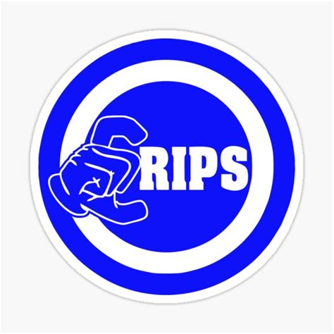 "Crips" Sticker by 89129graphics | Redbubble