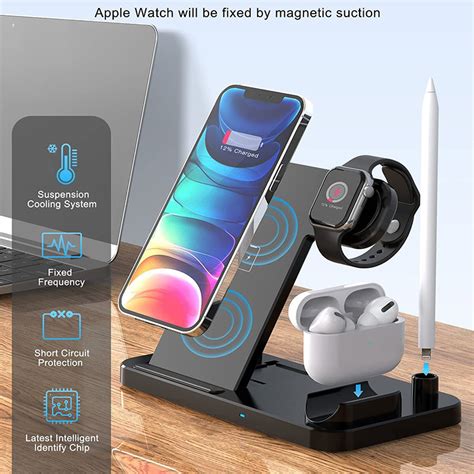 4-in-1 Foldable Wireless Fast Charger Stand - Dwtexpress