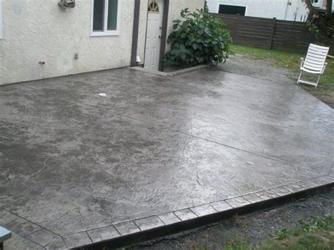 Pressed Concrete Patio 2014 - pictures, photos, images | Concrete patio ...